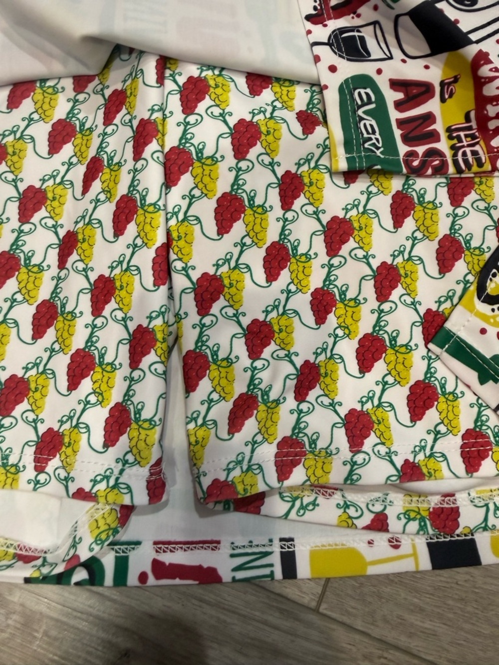 Skort Obsession wine time skort. Large - Picture 2 of 4